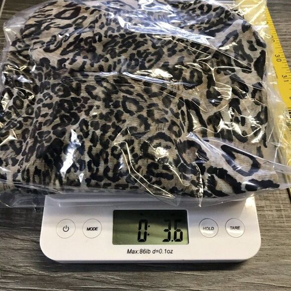 Unbranded Sheer Cheetah Print Long Sleeve Mock Turtleneck Blouse See Sizing - Picture 13 of 15